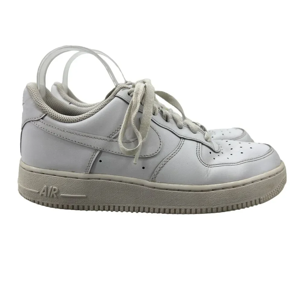 Nike Nike Air Force One Sneakers Womens 8.5 White Low Top Shoes DD8959-100